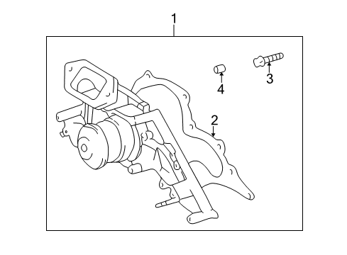 2007 Toyota Land Cruiser Water Pump Diagram