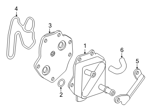 2020 Toyota Land Cruiser Oil Cooler, Cooling Diagram