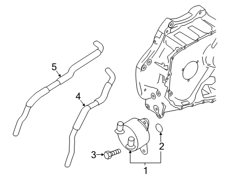 2016 Scion iA Hose, Water By-Pass Diagram for 16264-WB001