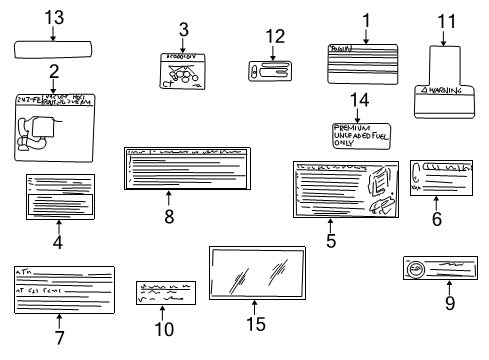 2004 Toyota Land Cruiser Plate, Engine Vacuum Hose Information Diagram for 17792-50042