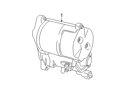 2000 Toyota Tundra Starter, Electrical Diagram 1 - Thumbnail