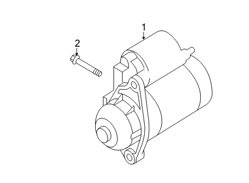 2014 Scion iQ Starter, Electrical Diagram