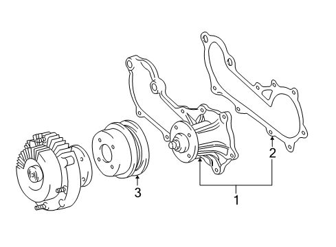 1998 Toyota 4Runner Water Pump Diagram