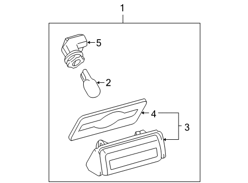 2010 Toyota Sienna Bulbs Diagram