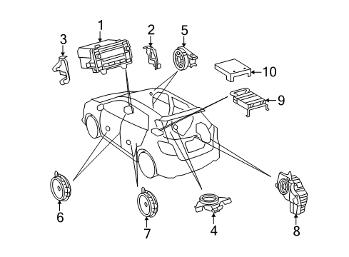 2011 Toyota Matrix Sound System Diagram