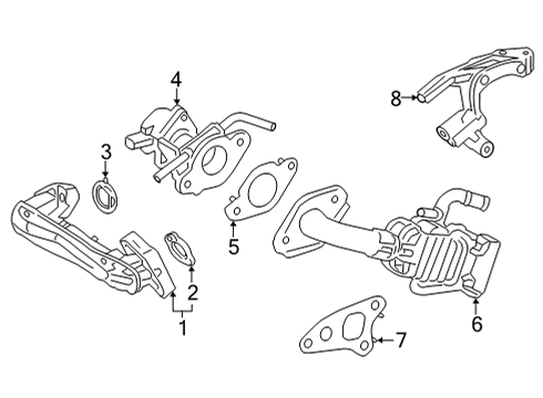 2021 Toyota Venza EGR System, Emission Diagram