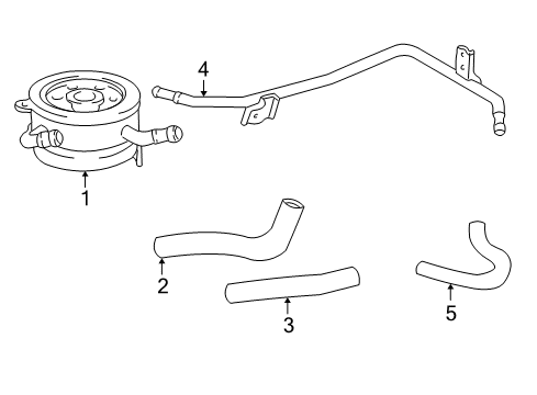 1998 Toyota 4Runner Oil Cooler Diagram