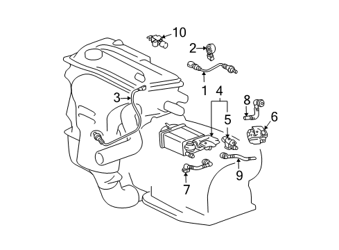 2007 Toyota Solara Powertrain Control Diagram