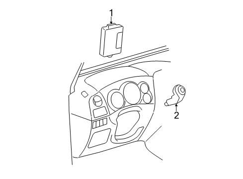 2012 Toyota Avalon Alarm System Diagram