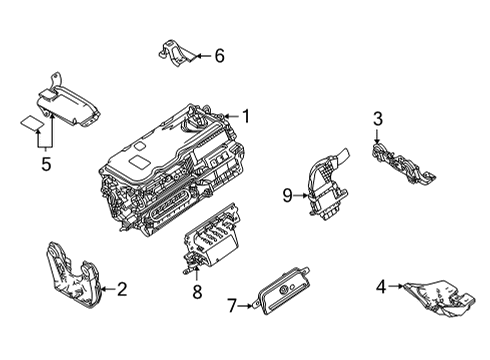 2022 Toyota Highlander Electrical Components Diagram