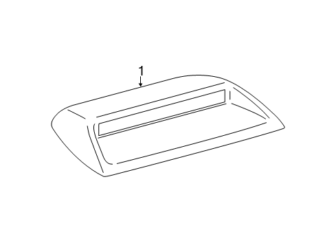 2014 Toyota Camry High Mount Lamps Diagram 2 - Thumbnail