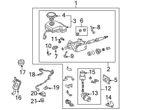 2005 Toyota 4Runner Anti-Lock Brakes Diagram