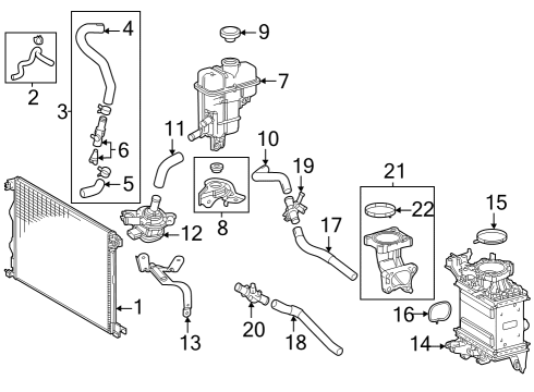 2024 Toyota Grand Highlander Intercooler Diagram