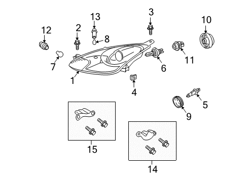 2003 Toyota Celica Bulbs Diagram