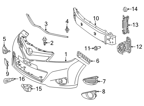 2013 Toyota Yaris Switches & Sensors Diagram