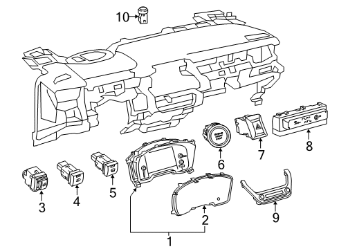 2021 Toyota Corolla Switches Diagram 3 - Thumbnail