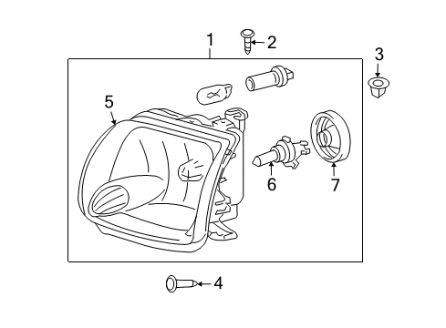 2006 Toyota Tundra Headlamps Diagram