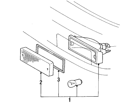 1989 Toyota Tercel Signal Lamps Diagram