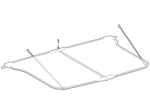 2023 Toyota Prius Interior Trim - Rear Body Diagram