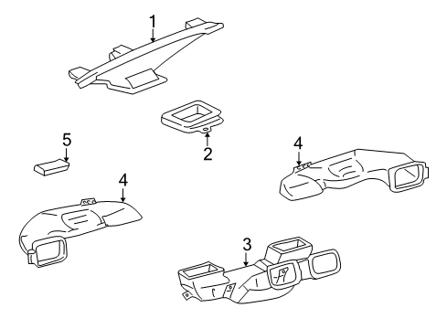 2005 Toyota MR2 Spyder Ducts Diagram