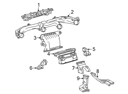 2011 Toyota Matrix Ducts Diagram