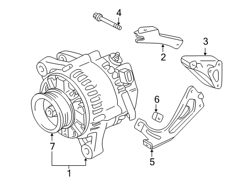 2004 Toyota Solara Alternator Diagram 3 - Thumbnail