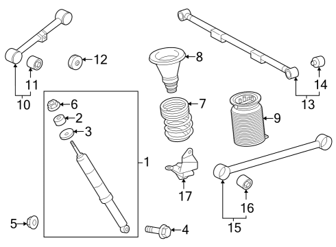 2024 Toyota Tundra Rear Suspension Diagram