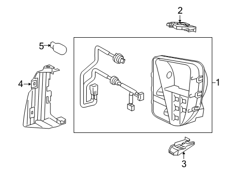 2015 Toyota Prius Plug-In Signal Lamps Diagram