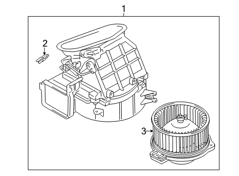 1998 Toyota 4Runner Blower Motor & Fan Diagram