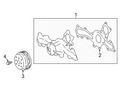 2020 Toyota Camry Water Pump Diagram