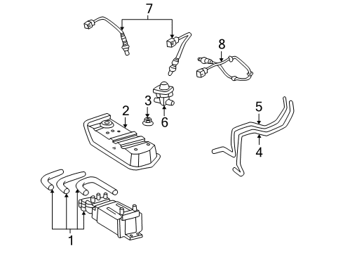 2005 Toyota MR2 Spyder Powertrain Control Diagram