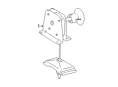 2006 Toyota Tundra Spare Tire Carrier Diagram 4 - Thumbnail