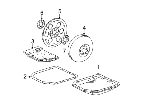 2002 Toyota Solara Transaxle Parts Diagram