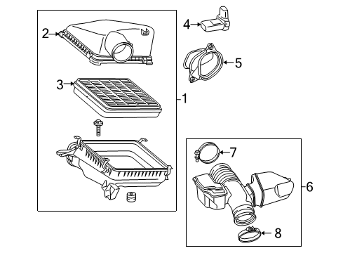 2013 Toyota Land Cruiser Air Intake Diagram