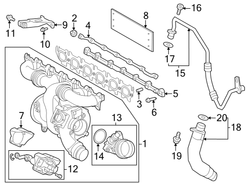 2022 Toyota GR Supra Turbocharger Diagram