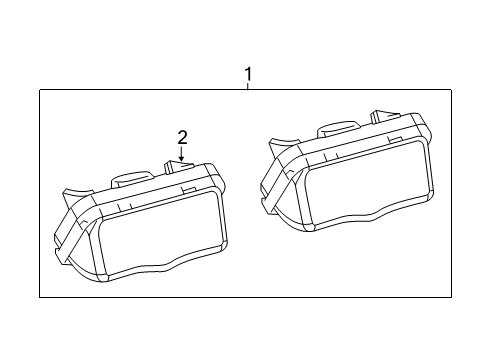 2019 Toyota Avalon License Lamps Diagram