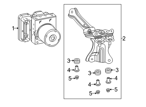 2021 Toyota Corolla Anti-Lock Brakes Diagram