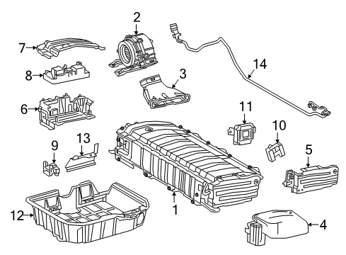 2019 Toyota Prius Prime Battery Diagram