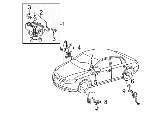 2011 Toyota Avalon Stability Control Diagram