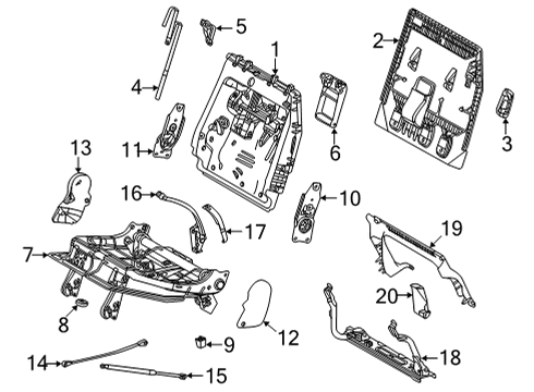 2021 Toyota Sienna Third Row Seats Diagram 4 - Thumbnail