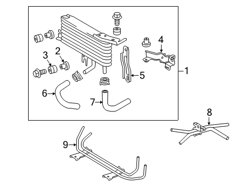 2015 Toyota Tacoma Trans Oil Cooler Diagram