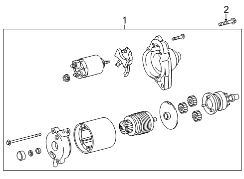 2017 Toyota Corolla Starter, Electrical Diagram