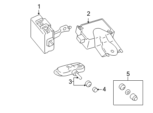 2016 Toyota 4Runner Tire Pressure Monitoring, Electrical Diagram