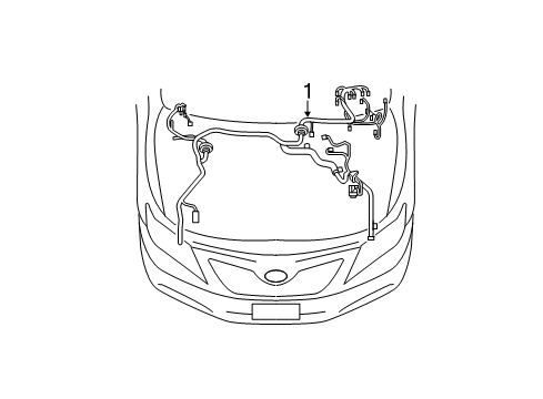 2010 Toyota Camry Wiring Harness Diagram 1 - Thumbnail