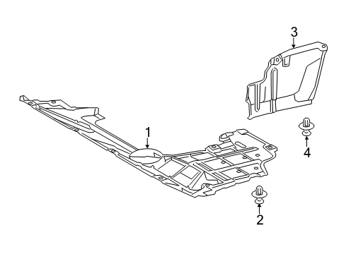 2018 Toyota RAV4 Cover, Engine Under Diagram for 51441-42170