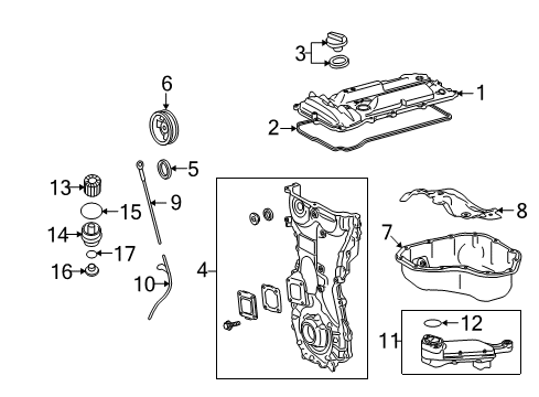 2013 Toyota Highlander Filters Diagram 4 - Thumbnail