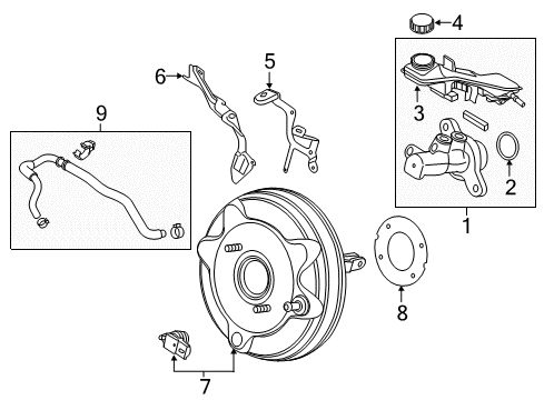 2017 Toyota Yaris iA Dash Panel Components Diagram