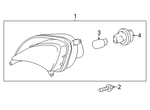 2015 Toyota Avalon Bulbs Diagram