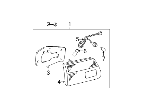 2002 Toyota Sienna Bulbs Diagram