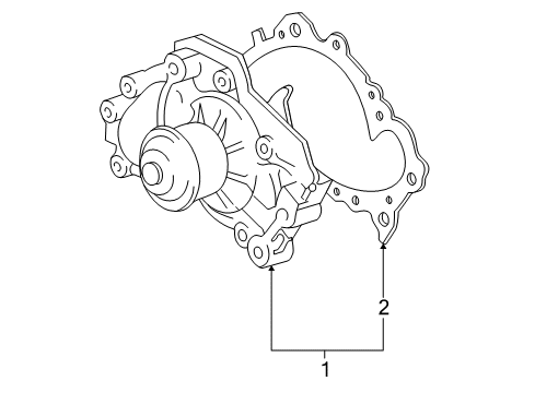 2002 Toyota Avalon Water Pump Diagram